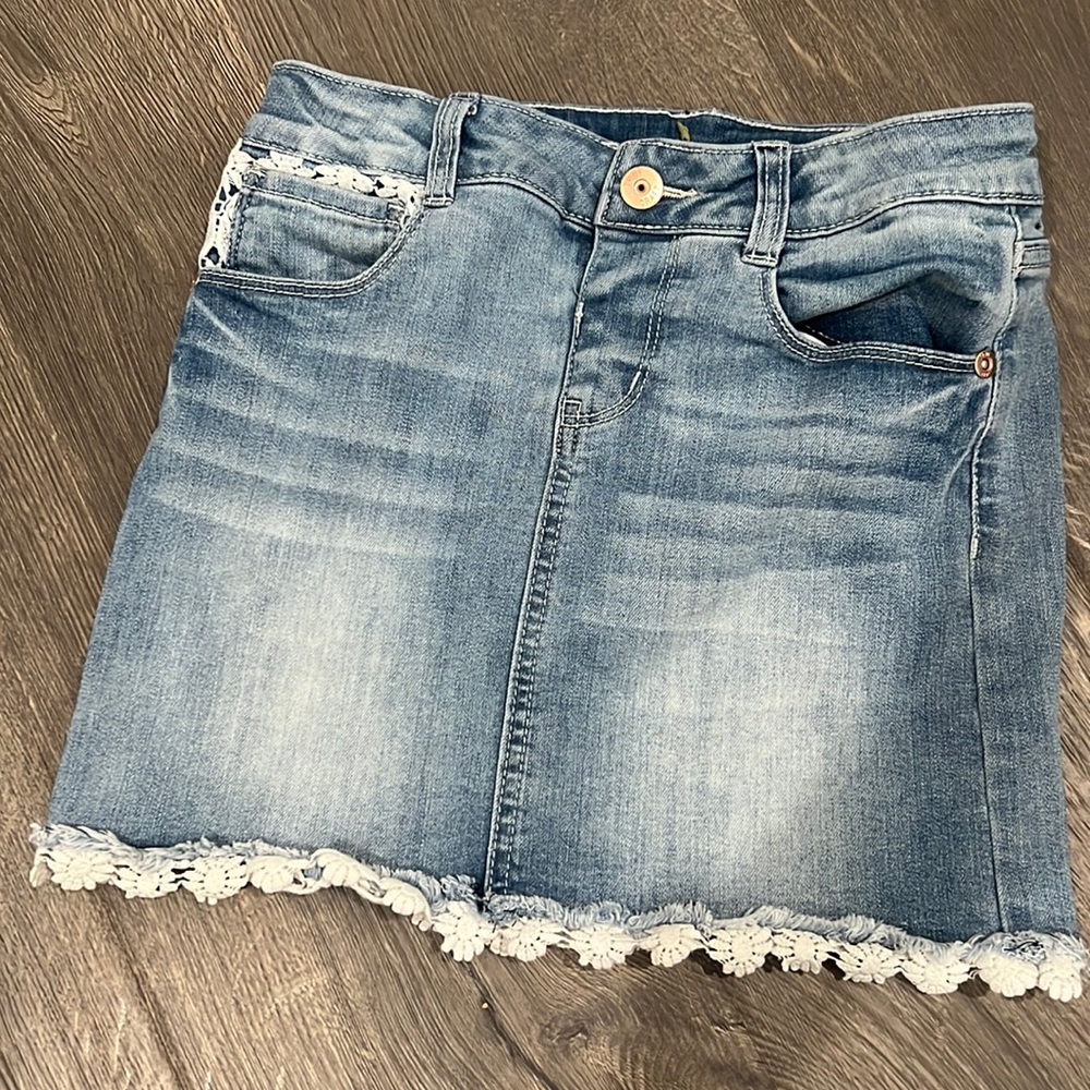 Denim Skort